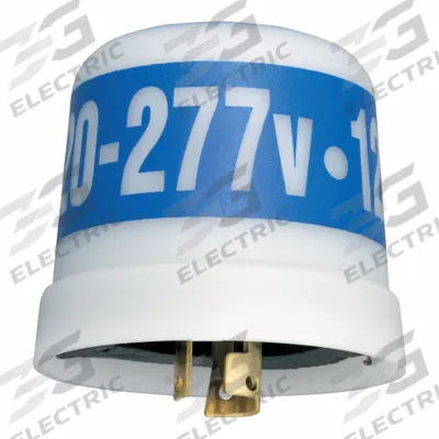 INTERMATIC Photocontrol: Turn-Locking Photocell Mounting, SPST, 120-277V AC - Turn-Locking Photocells