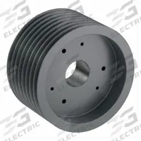 APPROVED VENDOR V-Belt Pulley: C140, 8 Groove, 14.4 in OD, Bushed Bore, F, For C/CX Belt Section (MPN 8C140F). Key specifications — Pulley Industry Number: C140; Pitch Diameter: 14 in (C); For Belt Section (broad, with similar types): C or CX.