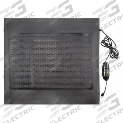 COZY Portable Electric Heated Floor Mat: Electric Heated Floor Mat, 33 in x 35 in - Snow-Melting Walkway Mats