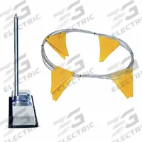 GARLOCK SAFETY SYSTEMS Warning Line with Bases: 100 ft Line Lg, 39 in Ht, Plastic, Permanent (MPN 436-002-601). Key specifications — Installation: Permanent; Warning Line Component: Warning Line System; Includes: Stanchion; Flag Material: Plastic; Brand: GARLOCK SAFETY SYSTEMS.