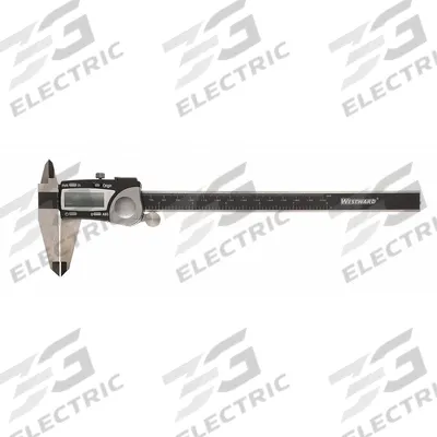 WESTWARD ODID Digital Caliper: 0 in to 8 in /0 mm to 200 mm, Inch/Metric, Cabled - Digital Calipers without SPC Output for General Use
