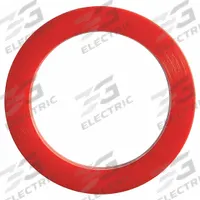 Cam and Groove Gasket: 1 1/2 in For Coupling Size, Red, 2 3/16 in Outside Dia, Flat, Silicone, 5 PK (MPN ZUSA-CAM-SMD-1-1/2). Key specifications — Color: Red; Color Code Stripe: None; Metal Detectable: Yes; Durometer: 70A; Gasket Material: Silicone; Brand: USA INDUSTRIALS.