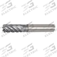 WIDIA HANITA Corner Radius End Mill: Carbide, AlTiN Coated, 7 Flute, 12 mm Mill Dia, 26 mm LOC (MPN 77NE12025T)
