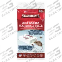 CATCHMASTER Glue Trap: For Use On Crawling Insects, Bait Board Trap, Indoor Use, 2 PK (MPN 36-72). Key specifications — Brand: CATCHMASTER; Indoor/Outdoor Use: Indoor; Insect Group: Crawling; Targeted Insects: Crickets; Trap Style: Bait Board.
