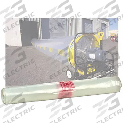TEMPEST Smooth Bore Ducting: 1 ft Overall Lg, 18 in Inside Dia - Duct Hoses for Smoke Ejectors