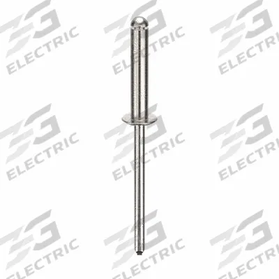 APPROVED VENDOR Blind Rivet,2 1/10" L,0.156" dia,PK500: Inch, 2 3/32 in Overall Lg, 51/64 in Body Lg - Domed-Head Blind Rivets