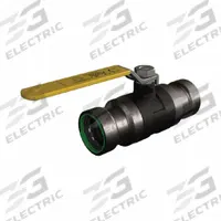 APOLLO Ball Valve: 1 1/4 in, Carbon Steel, Straight, Press x Press, 200 psi Max. Pressure (CWP) (MPN 89FVE4601). Key specifications — Brand: APOLLO; Handle: Lever.