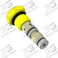 PARKER Shuttle Valve: Steel, Two-Way, C04-2 Valve Cavity Size, Pressure, 1.28 in Overall Lg, Nitrile (MPN CSH041). Key specifications — attr1012059: CSH041; attr1250696: CSH041; attr1011660: Nitrile; attr1011634: Steel; attr1011635: PARKER; attr1011636: Steel; attr1011647: 0.875; attr1011644: C04-2.