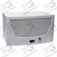 RITTAL Enclosure Air Conditioner: 11,260 BtuH, Indoor Dust-Tight, Cooling Only, 400/460V, 12 (MPN 3386540). Key specifications — Brand: RITTAL; Mounting Type: Roof Mount; Operation Mode: Cooling Only; Operating Voltage: 400/460V.