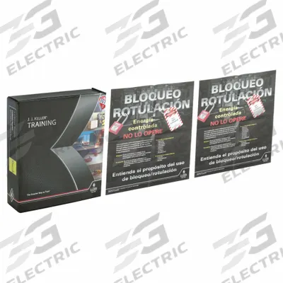 BRADY Training Kit: Lockout/Tagout Training Kit, Unlimited Users Supported - Lockout Tagout Safety Training