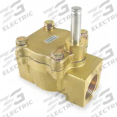 DAYTON Solenoid Valve Body: 2-Way, Normally Closed, 3/8 in Pipe Size, Brass Body, NBR Seal (MPN 008606). Key specifications — Pipe Size: 3/8 in; Brand: DAYTON; Operating Environment: Outdoor.