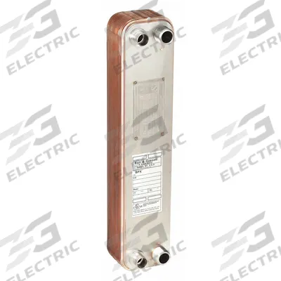 BELL & GOSSETT Heat Exchanger: 60,000 BtuH Refrigerant, 50 gpm, 14.72 sq ft, Copper Braze - Brazed Plate Heat Exchangers