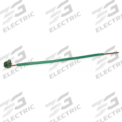 RACO Grounding Pigtail: Copper, Green, Steel Box - Pigtail Leads & Grounding Accessories