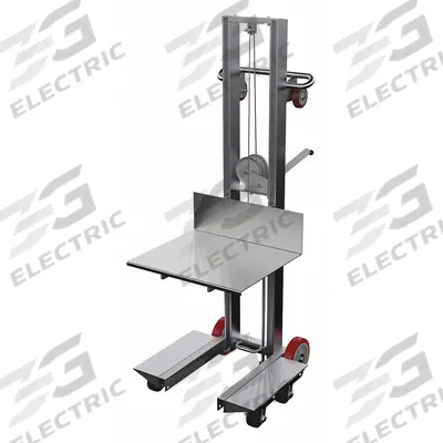 APPROVED VENDOR Platform Lift Truck: 400 lb, 6 1/8 in to 60 in, Aluminum - Portable Platform Lift Trucks