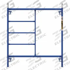 METALTECH Scaffold Frame: Step Frame, Steel, Frames (MPN M-MF6060PS). Key specifications — Compatible with Grainger Part Number: 20TN21; Color: Blue; Included Components: Spring-Locks; Material: Steel; Product Type: Step Frame; Series: Saferstack; Brand: METALTECH.