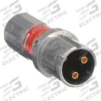 APPLETON ELECTRIC Pin and Sleeve Plug: Gray, 125/250V AC, Single Phase, 20 A, 3 Pole, 2 Wire (MPN CPP516). Key specifications — Brand: APPLETON ELECTRIC.