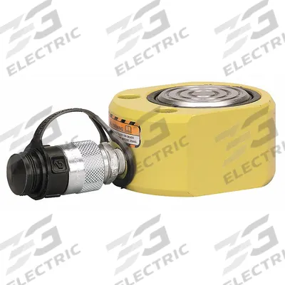 ENERPAC Hydraulic Ram: Single Acting, 30 ton Nominal Capacity, 1 in Nominal Stroke Lg - Low Profile Rams