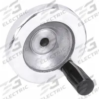 KIPP Hand Wheel: Solid, Fixed Handle, Aluminum, 5/8 in Bore, 140 mm Dia, Zinc-Plated (MPN K0161.2140XCQ). Key specifications — Brand: KIPP.