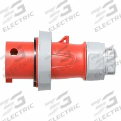 LEVITON Pin and Sleeve Plug: Red, 277/480V AC, Three Phase, 20 A, 4 Pole, 5 Wire, IEC Grounding (MPN 520P7WLEV). Key specifications — Brand: LEVITON.
