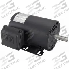 WEG General Purpose Motor: Rigid Base Mount, Open Drip Proof, 2 hp, 230/460V AC, 1,740 RPM (MPN 00218OT3E145T-S). Key specifications — Brand: WEG; Nameplate Voltage @ 60 Hz: 230/460V AC; Full Load Current @ 60 Hz: 5.38/2.69 A; Nameplate RPM @ 60 Hz: 1,740 RPM; Motor Enclosure: ODP.