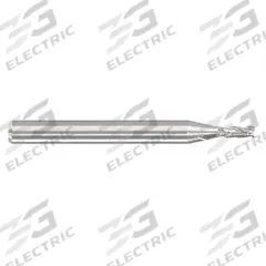 APPROVED VENDOR Corner Chamfer End Mill: Carbide, 3 Flute, 1/8" Mill Dia, 3/8" LOC, 0.003" Chf (MPN 251-003110)