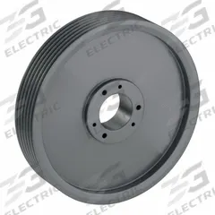 APPROVED VENDOR V-Belt Pulley: 3V1400, 6 Groove, 14 in OD, Bushed Bore, SF, For 3V/3VX Belt Section (MPN 63V1400SF). Key specifications — Pulley Industry Number: 3V1400; Pitch Diameter: 14 in (3V); For Belt Section (broad, with similar types): 3V or 3VX.