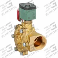 REDHAT Solenoid Valve: 2-Way, Normally Open, 1 1/2 in Pipe Size, 220V AC/240V AC, Watertight (MPN 8210G032LF 240/60,220/50). Key specifications — attr985516: 1-1/2 in; attr985521: 240V AC; attr985484: REDHAT; attr985485: Watertight.