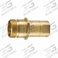 PARKER Nipple: 3/4 in Coupling Size, 3/4"-14 Thread Size, 28 g/min Max Flow Rate, -40 to 250 Deg F (MPN 6105-12). Key specifications — Body Material: Brass; Brand: PARKER; Temperature Range: -40 to 250 Deg F; Thread Size: 3/4"-14.