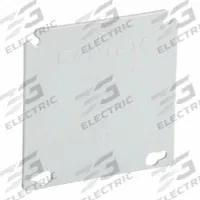 CANTEX Plastic Ring Cover: Blank, PVC, 4 in Overall Lg, 4 in Overall Wd, 0.1 in Overall Dp (MPN EZXKLR). Key specifications — Brand: CANTEX; Material: PVC; Cover Design: Blank.