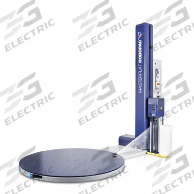 ROBOPAC Stretch Wrap Turntable: Semi-Auto Machine, 48 in Max. Load Lg - Stretch Wrap Machines