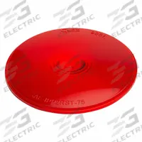 GROTE Replacement Lens: Round, Stop, Turn, Tail Light, 7/16 in Wd - Vehicle Lighting, Acrylic, Red (MPN 90012). Key specifications — Material: Acrylic; Compatible Light Type: Stop, Turn, Tail Light; Brand: GROTE.