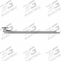 MOSMATIC Carwash Boom: Wall Boom, NPTF, 1/2 in Inlet Connection Size, 2,200 psi Max Op Pressure (MPN 68.428). Key specifications — Product Type: Wall Boom; Inlet Connection Type: NPTF; Material: Stainless Steel; Includes: Internal Pipe; Brand: MOSMATIC.