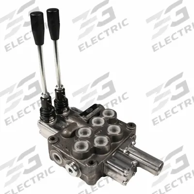 HYDRO CUSTOM Hydraulic Directional Control Valve: Four-Way / Three/Four Positions - Manual Spool Monoblock Valves