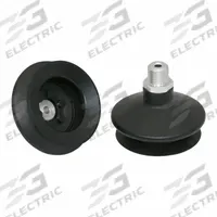 SCHMALZ Vacuum Pad Assembly: 1.5 Folds, G1/4 in, 60 mm Pad Dia, NBR, 55 A, Black, 38 mm Pad Ht (MPN 10.01.06.00083). Key specifications — attr1019168: 55 A; attr1019165: 10.01.06.00083; attr1019167: SCHMALZ; attr1019180: Black.
