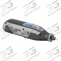DREMEL Rotary Tool Kit: 25,000 RPM Max. Speed, Variable Speed, 1/8 in Collet Size, 4V DC (MPN 7760-N/10). Key specifications — attr1254970: No; attr1254975: Variable Speed; attr1322525: 0 Batteries, 1 Charger.