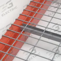 NASHVILLE WIRE Pallet Rack Decking: 52 in x 36 in, Waterfall, Std Wire Decking, 6 ga Decking, Gray (MPN D3652AA3B1). Key specifications — Wire Decking Style: Standard; Finish: Powder Coated; Brand: NASHVILLE WIRE; Material: Steel; Decking Edge: Waterfall; Color: Gray.