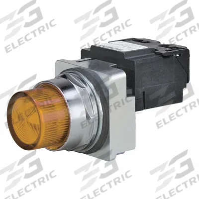 Siemens Pilot Light: 30 mm Panel Mounting Size, Amber, LED - LED Pilot-Lights