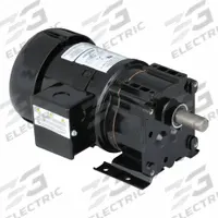 DAYTON AC Gearmotor: Parallel, Single Output Shaft, 3-Phase, TEFC, 90 RPM, 165 in-lb Max Torque (MPN 4ZJ54). Key specifications — Inverter Rated: Yes; Brand: DAYTON; Full Load Current: 0.75 A.