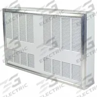 MARKEL PRODUCTS Electric Heavy Duty Wall Heater: Fan Forced, 6,000 W Watt Output, White, 208V AC (MPN F3346T-BMS-W). Key specifications — Wattage Output: 6,000 W; Air Flow: 350 cfm; Brand: MARKEL PRODUCTS; Heating Method: Fan Forced; Nominal Voltage - HVAC: 208V AC; Phase: 1.