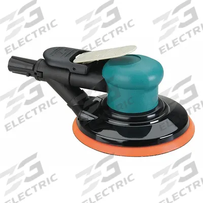 DYNABRADE Air Orbital Sander: 6 in Disc, Hook and Loop/Vinyl, 3/16 in Orbit, Self-Vacuum - Self-Vacuum Random Orbital Sanders
