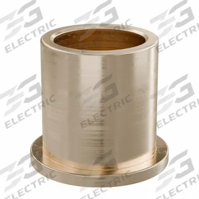 OILITE Flanged Sleeve Bearing: Bronze, SAE 841, 14 mm Bore, 18 mm OD, 20 mm Lg - Lubricated General Purpose Metallic Flanged Sleeve Bearings