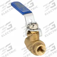 APPROVED VENDOR Manual Two-Way Ball Valve: 1/4 in, Brass, Straight, FNPT x FNPT, Full Port Ball Port (MPN G-F600-25LH). Key specifications — Brand: APPROVED VENDOR; Handle: Locking Lever.