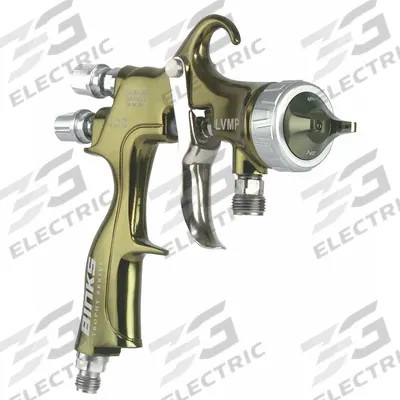 BINKS Spray Gun: HVLP, 8 in to 12 in, 1/4 in Air Inlet Size, Coatings/Paints - HVLP Spray Guns