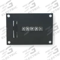 ENM Electromechanical Counter: Electromechanical Counters, Front Panel Mounting, Analog, 24V@115V AC (MPN P3B52A). Key specifications — Mounting Style: Front Panel; Standards: UL; Output Rating - NEW: 24V@115V AC; Brand: ENM; Manufacturer Part Number: P3B52A; Meter Type_Broad: Analog.