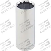 WESTWARD Socket: Metric, 1/2 in Drive Size, 23 mm Socket Size, 12-Point, Deep, Chrome, Socket (MPN 10E264). Key specifications — attr1204417: WESTWARD; attr1204392: Chrome.