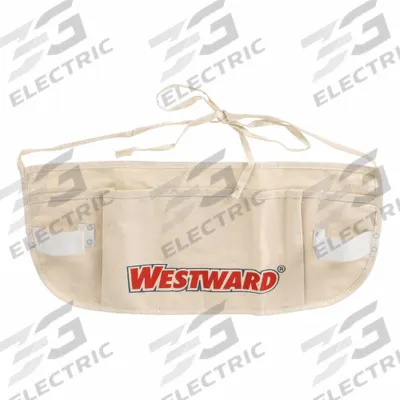 WESTWARD Tool Apron: Canvas, 22 in to 52 in Waist Size, Pockets 5 - Tool Aprons