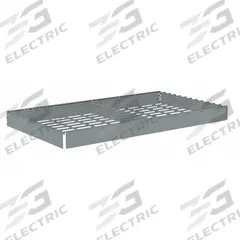 TENNSCO Shelf: 42 in x 24 in, 2,250 lb Load Capacity, Steel, 5 ga Decking, Gray, Shelf (MPN ZLES-4224W). Key specifications — Decking Material: Steel; Includes: (4) Beams; Decking Finish: Zinc Plated; Shelf Configuration: Single Straight; Color: Gray; Frame Material: Steel; Brand: TENNSCO; Frame Finish: Zinc Plated.