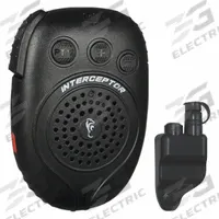 EARPHONE CONNECTION Bluetooth Speaker Microphone: Fits Harris, 3.5 mm Jack, 0 in Cord, Push To Talk (MPN Interceptor 28). Key specifications — Compatible Radio Series: P7300; Color: Black; Radio Connector Type: Bluetooth; Brand: EARPHONE CONNECTION; Manufacturer Part Number: Interceptor 28; Push To Talk: Yes.