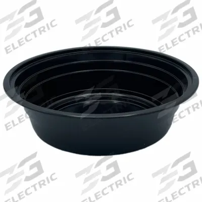 APPROVED VENDOR Disposable Carry-Out Food Container: Plastic, 1 Compartments, 32 oz Capacity - Microwaveable Containers with Lids