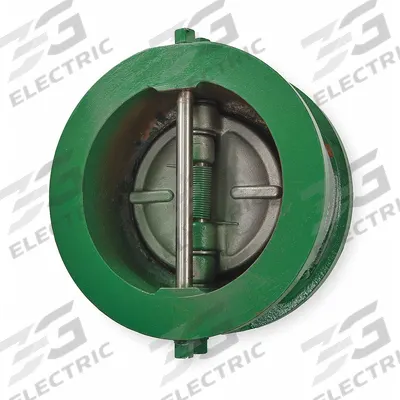 MUELLER STEAM SPECIALTY Double Disc Check Valve: Double Disc, Inline Valve Body, 4 in Pipe Size - Cast Iron Double-Door Wafer Check Valves